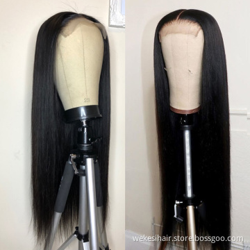 Mink Straight Brazilian Human Hair Lace Front Wig Remy HD lace Wigs Natural Human Hair Wigs For Black Women